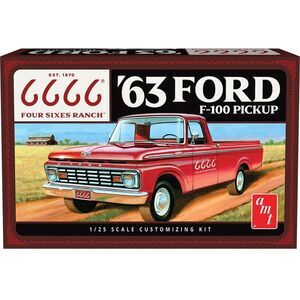 AMT 1963 Ford F-100 (Four Sixes Ranch) 1/25 Scale Model Kit  COLLECTIBLES